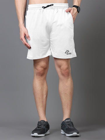 The Fundamental White Side Pocket Short