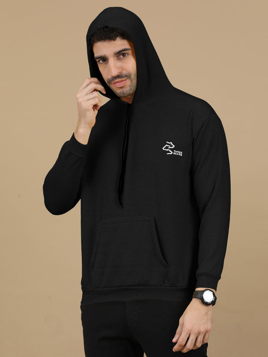 Three Bears Black Hoodie